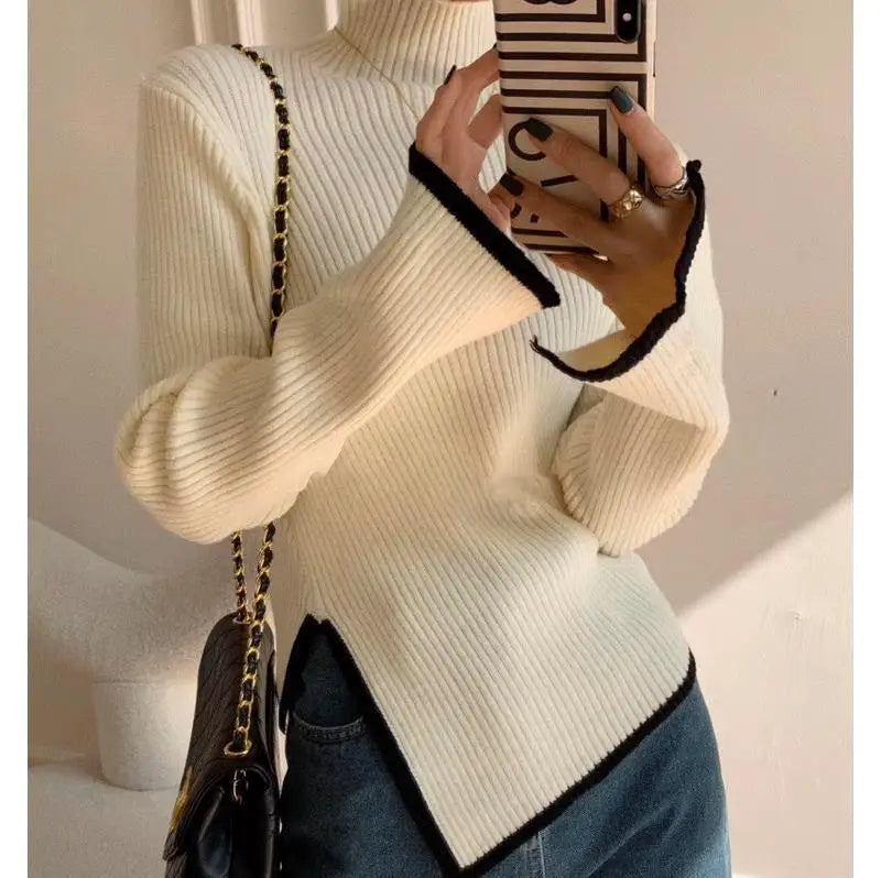 Anna | Klassischer Rollkragenpullover für Damen