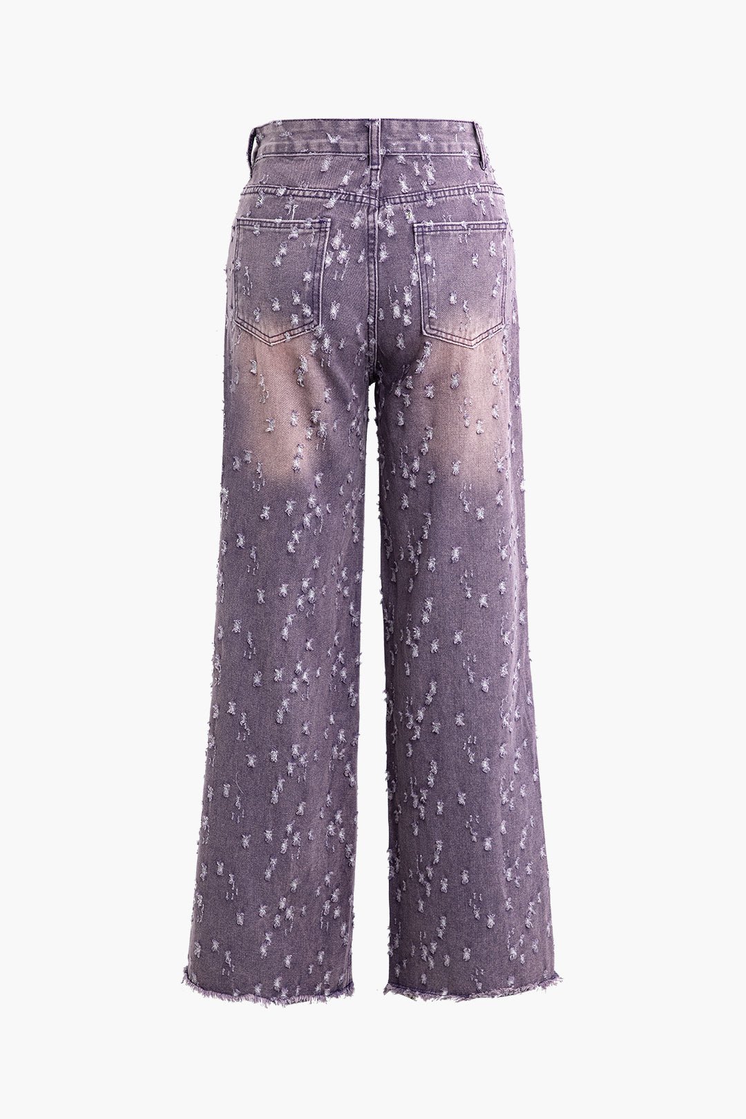 Karoline | Verwaschene Wide-Leg-Jeans