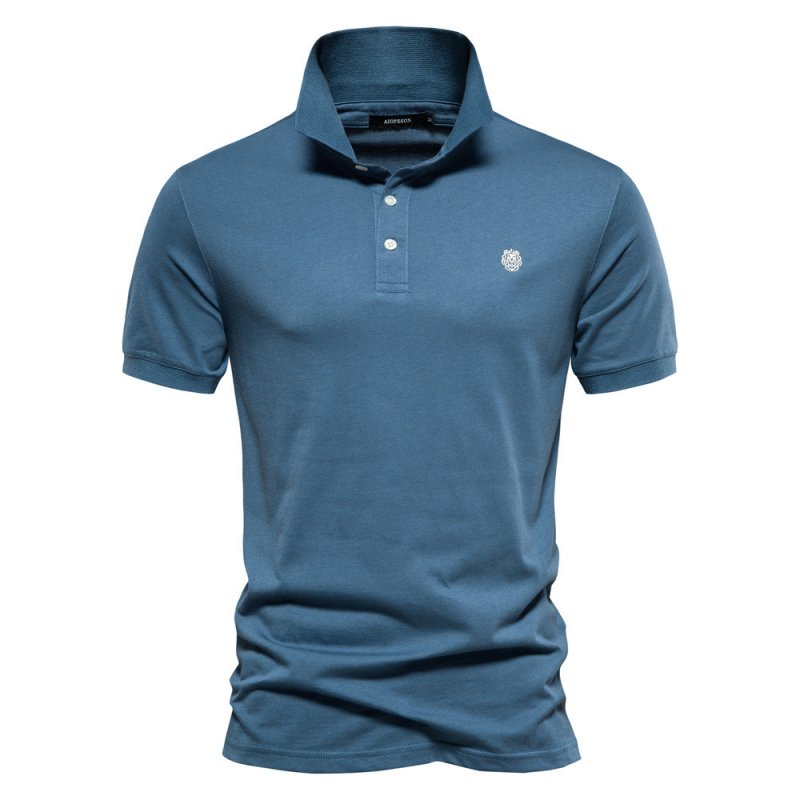 James | Zeitloses, schmal geschnittenes Herren-Poloshirt