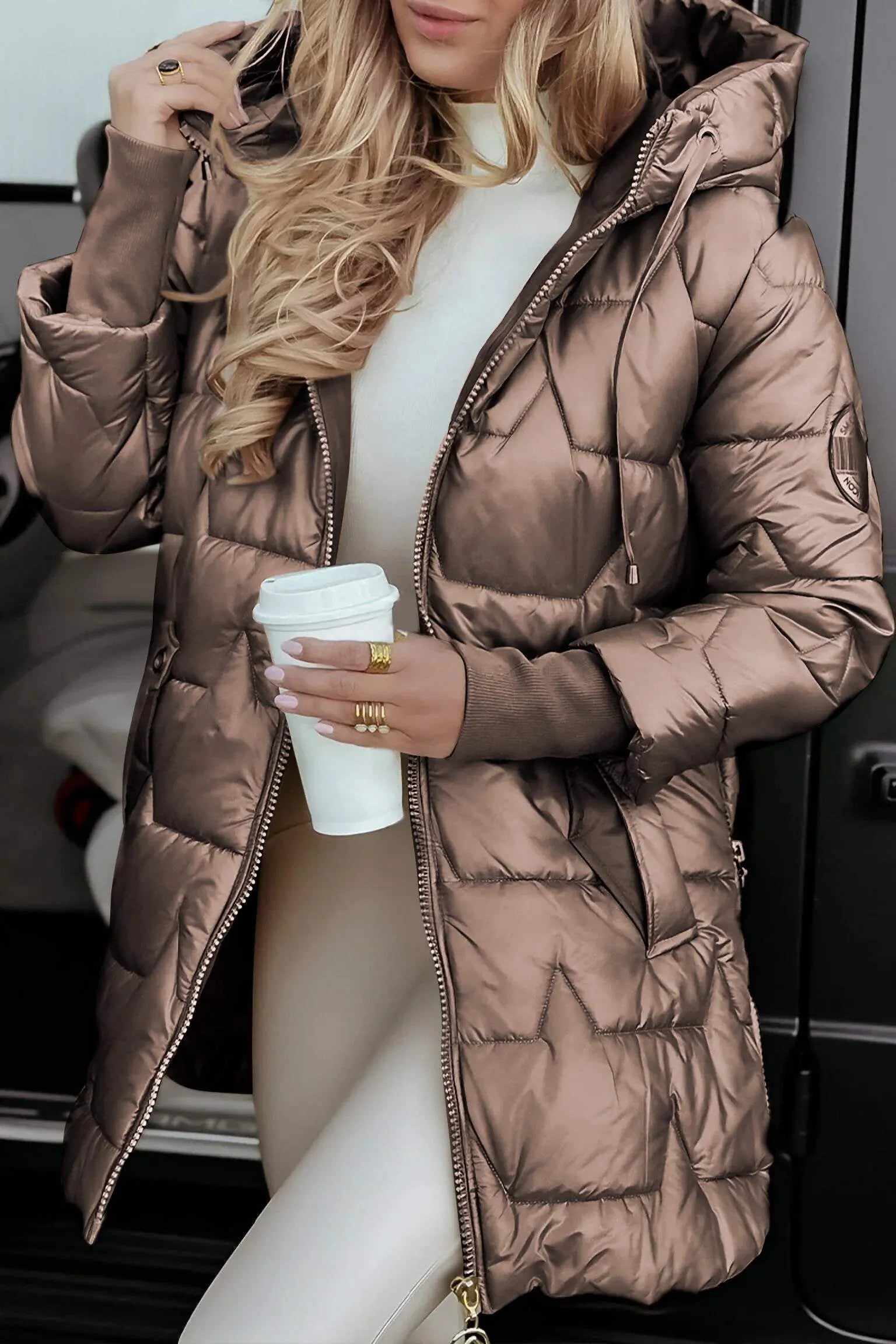 Emma | Pufferjacke mit Kapuze