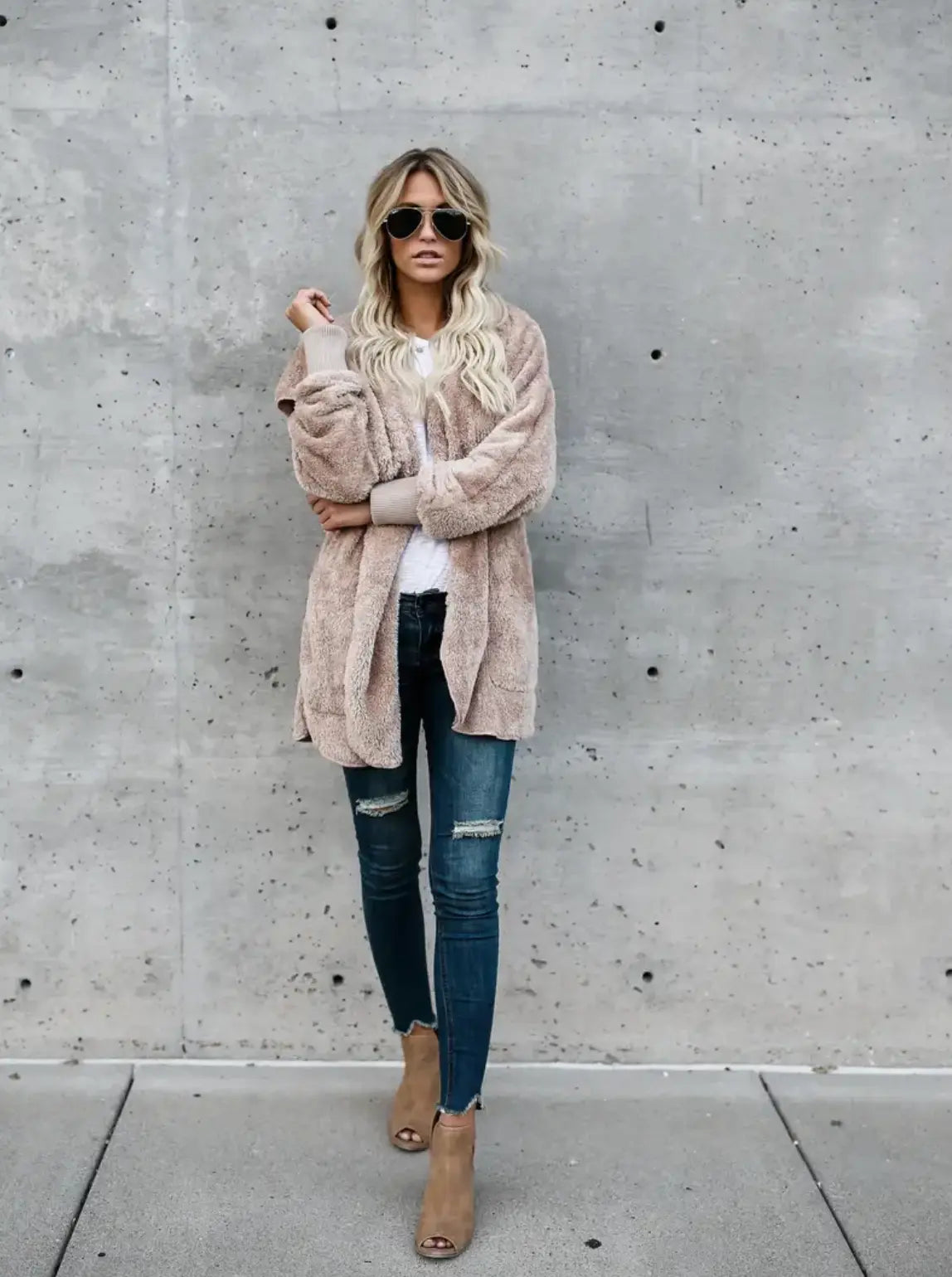 Lia | Warme Teddy Fleecejacke