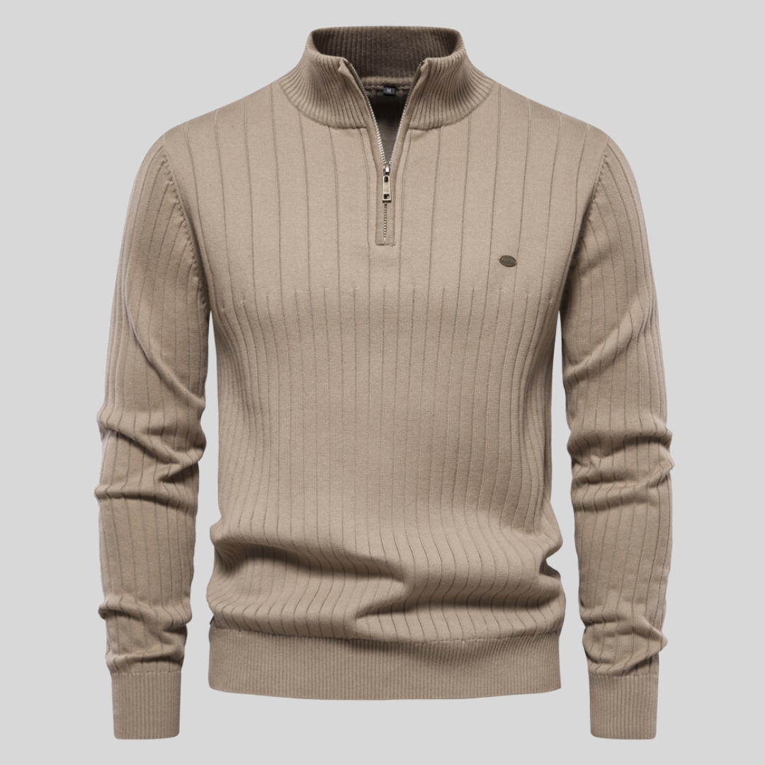 Steven | Strickpullover mit Reißverschluss