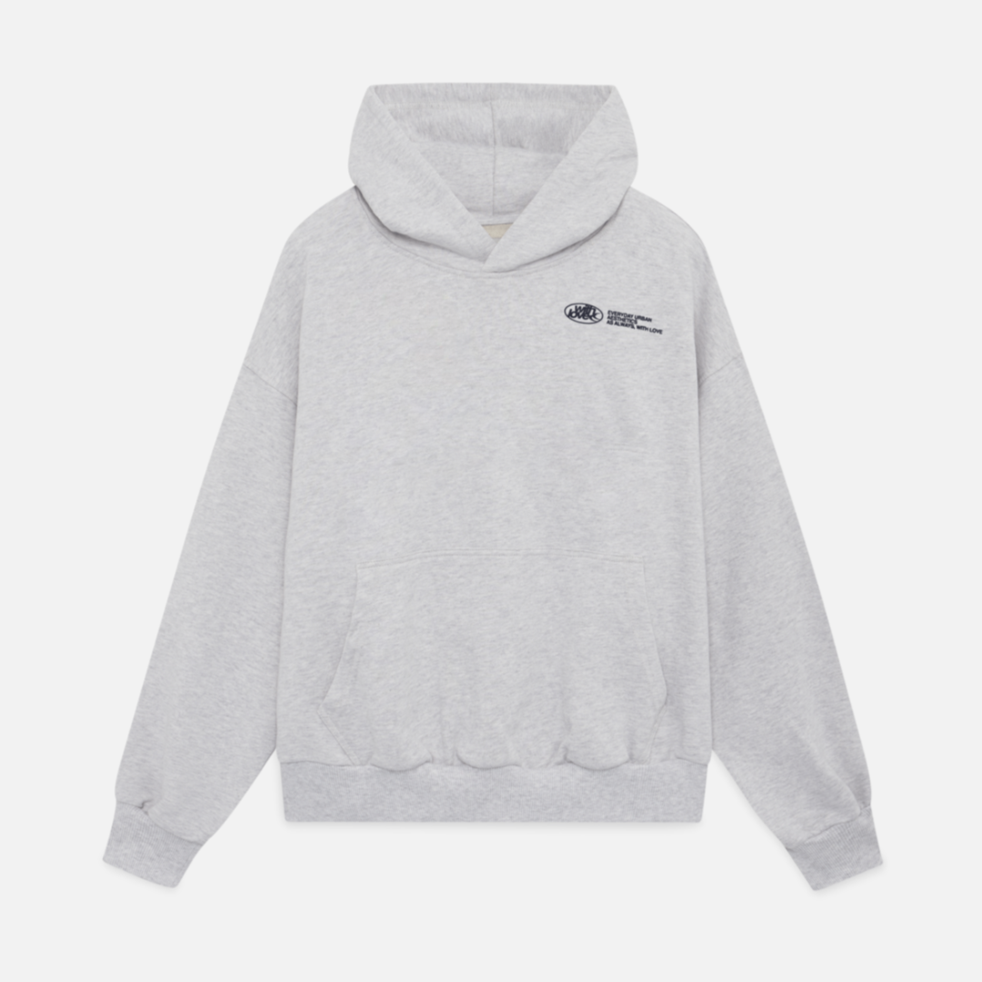 Oversized Hoodie mit „With Love“-Print