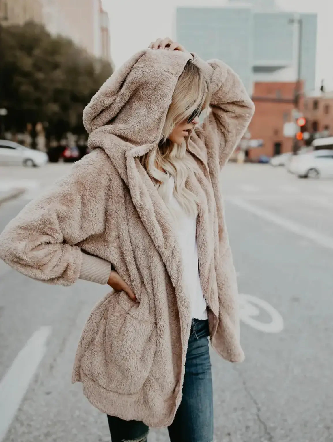 Lia | Warme Teddy Fleecejacke