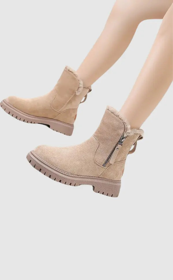 Jayleen | Winter Velvet Plüschstiefel