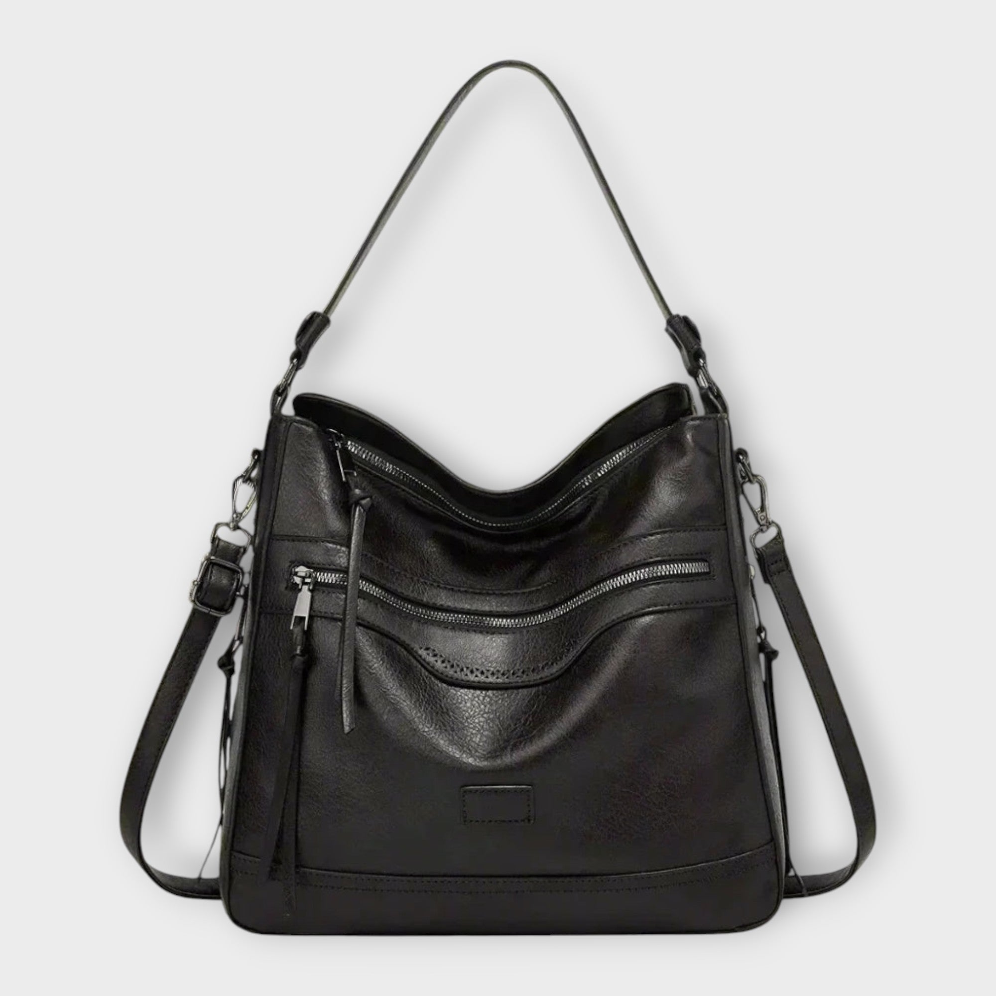 Lora. - Klassische Retro-Schultertasche