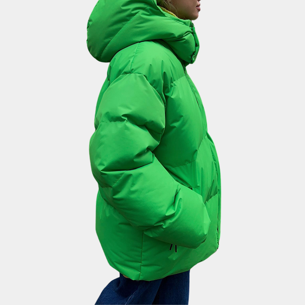 Elegante Damenjacke mit leichter Wattierung von Maron