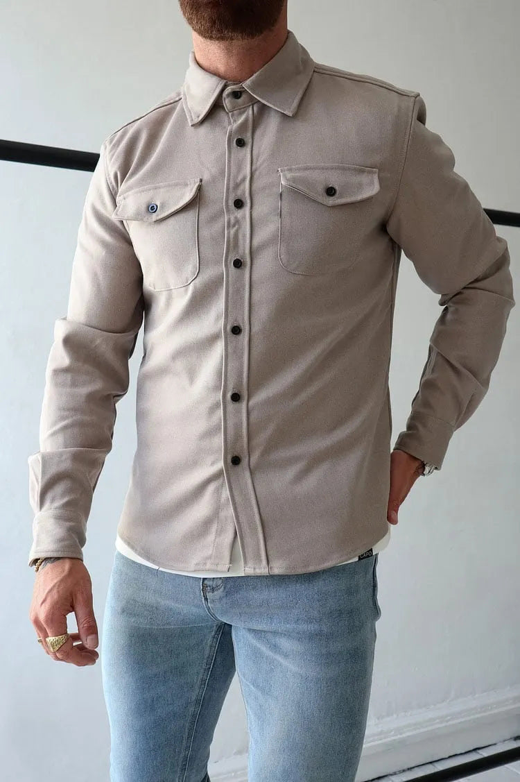 André™ - Lederjacke mit Knöpfen
