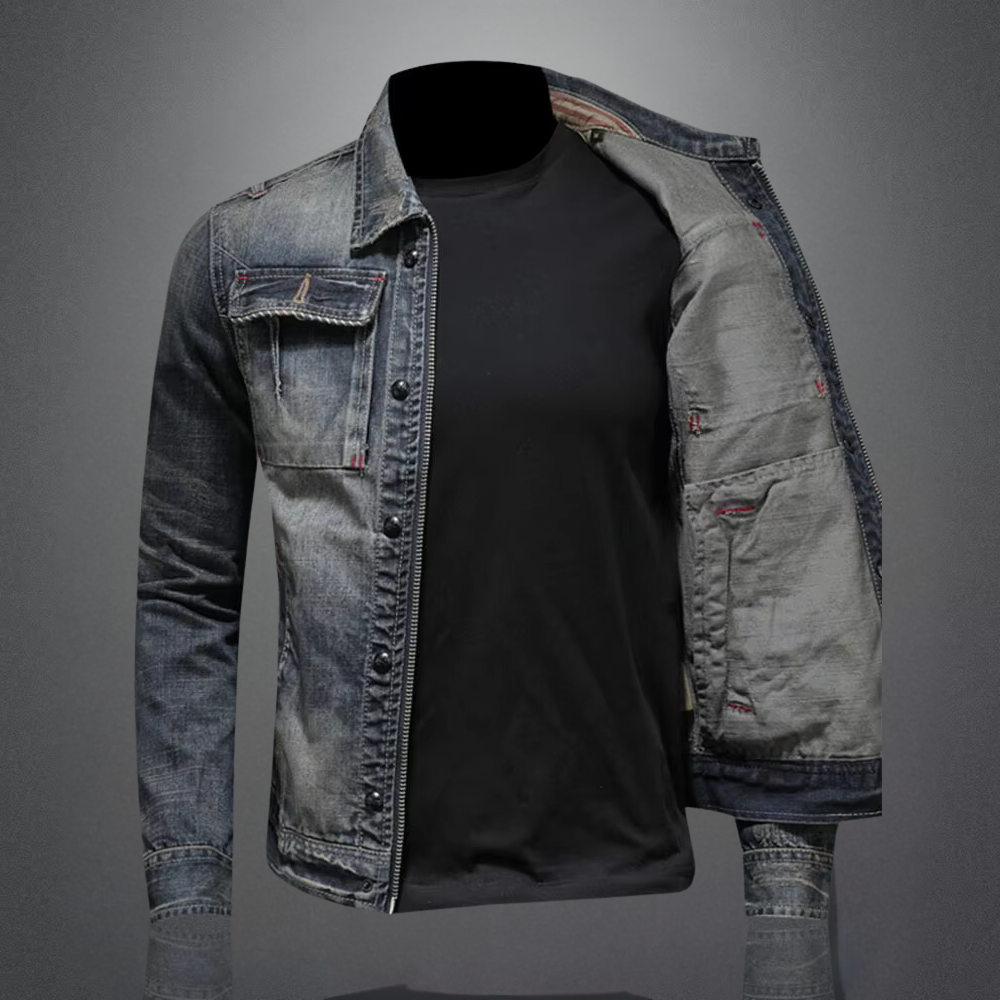 NATHAN - Trendige Denim-Jacke für Männer