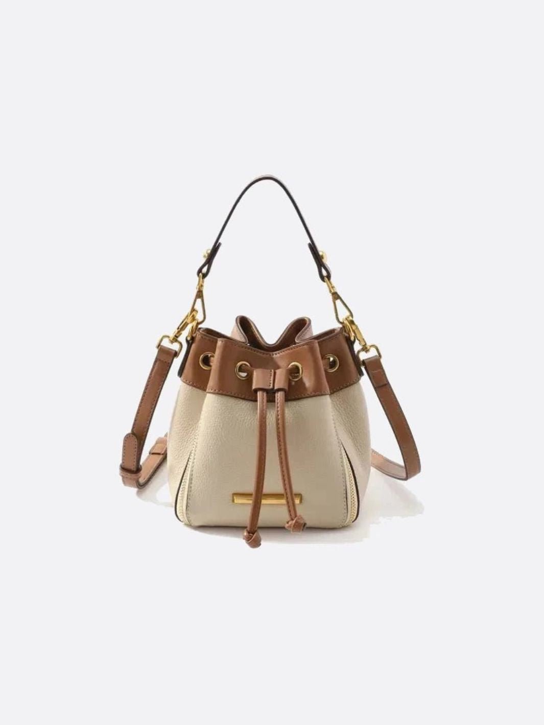 Kleine Leder-Eimer-Tasche