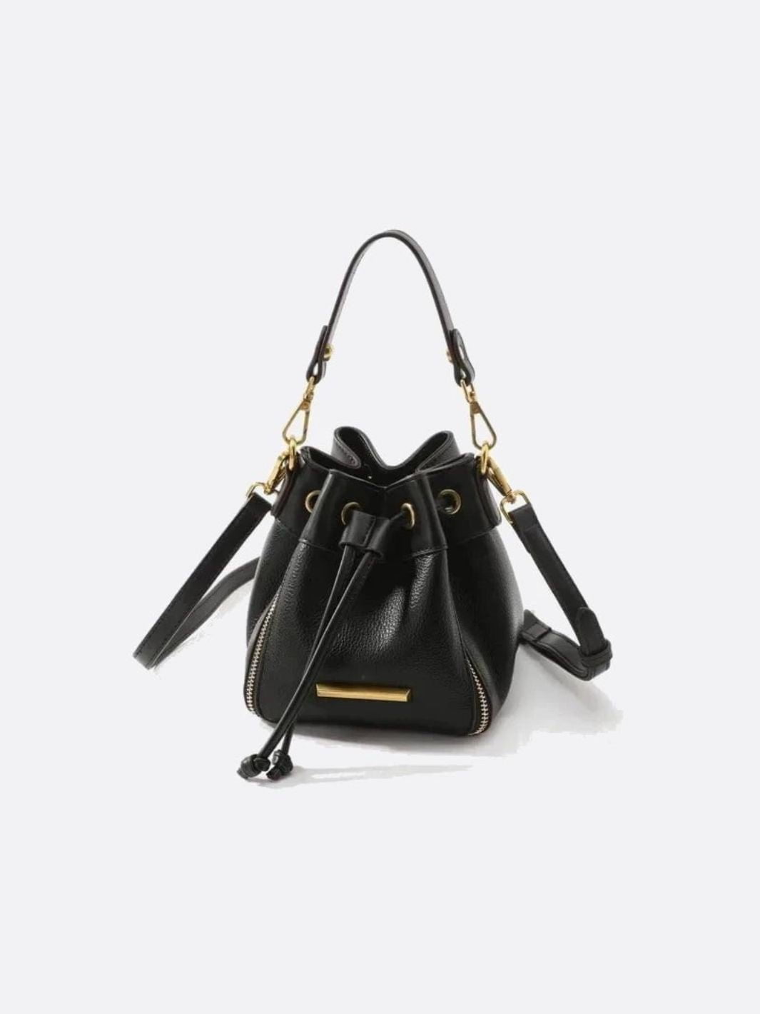 Kleine Leder-Eimer-Tasche
