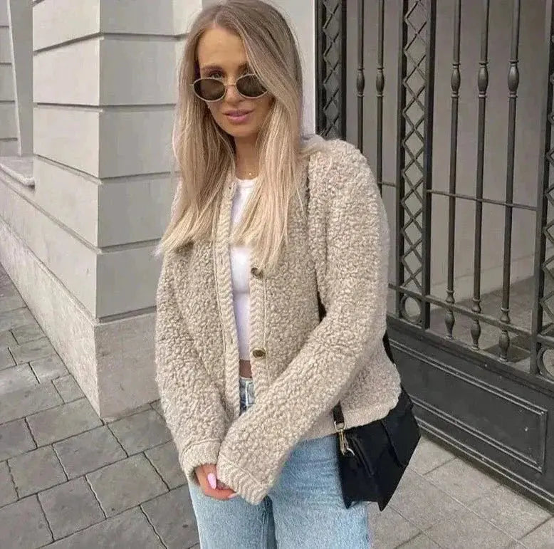 Christa | Gemütlicher Teddy-Cardigan