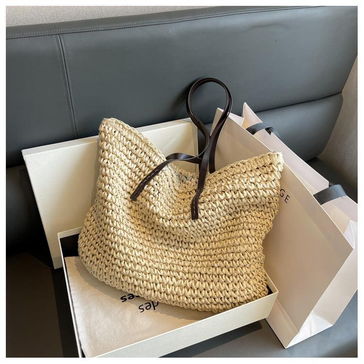Schicke, handgefertigte Strandtasche für Frauen - Stephanie